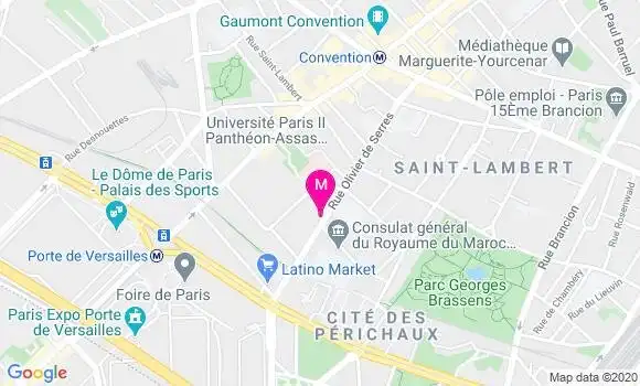Localisation Dr Sandrine Pettit Moussally