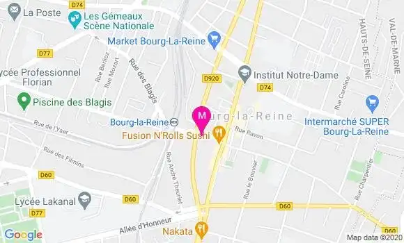 Localisation Dr Jean Yves Meudec