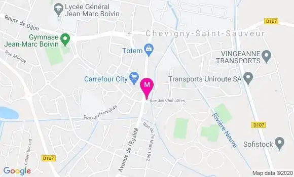 Localisation Dr Thierry Tracard