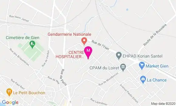 Localisation Dr Loïc Tudoret