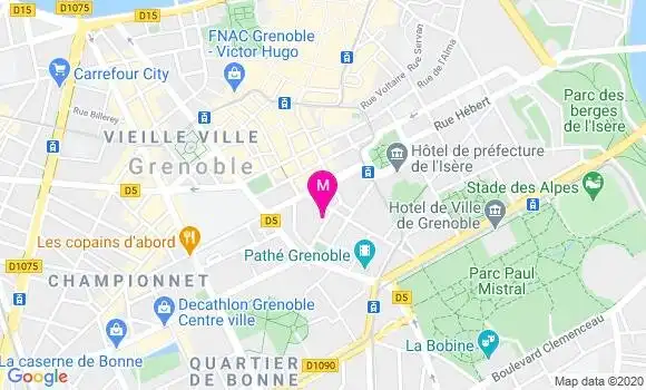 Localisation Dr Pierre Carron
