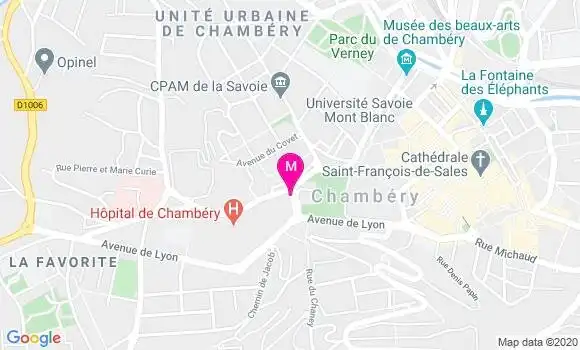 Localisation Dr Gilles Gervesy