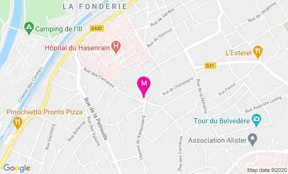 Localisation Dr Claude Leiber