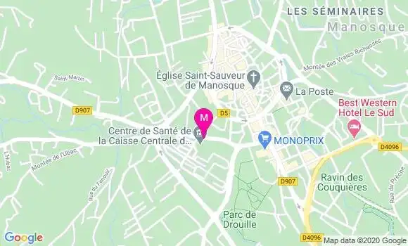 Localisation Dr Serge Martin Roubaud