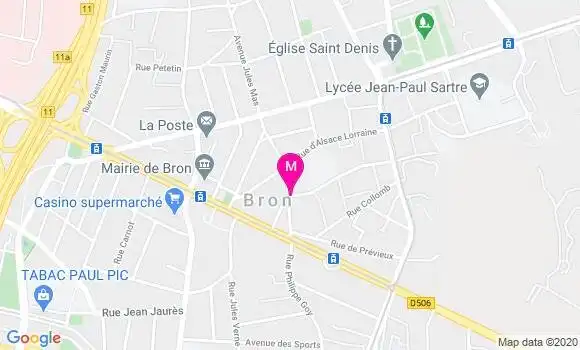 Localisation Dr Thierry Jamen