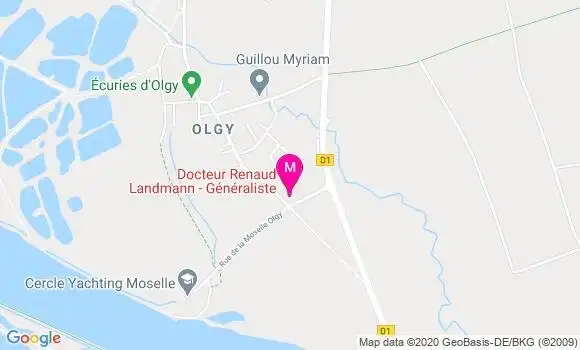 Localisation Dr Renaud Landmann