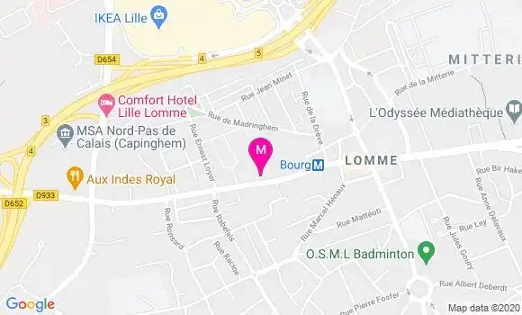 Localisation Dr Jean Pierre Mary