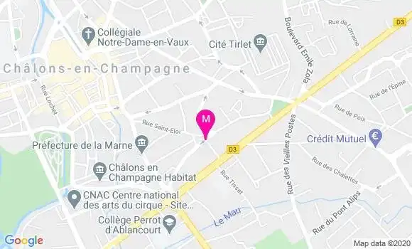Localisation Dr Vincent Romain