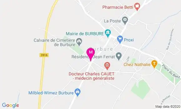 Localisation Dr Jean Pierre Pain