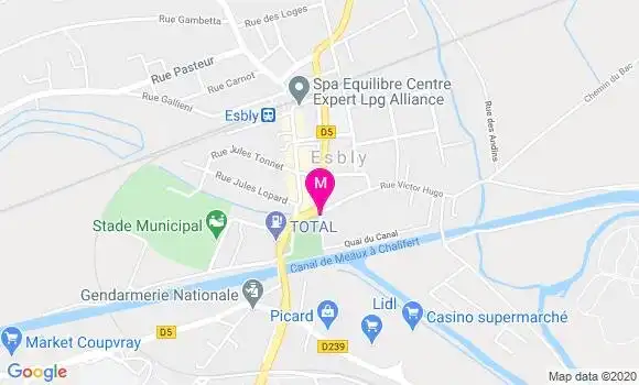 Localisation Dr Philippe Rouillard