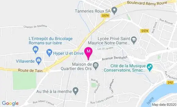 Localisation Dr Thierry Laborier