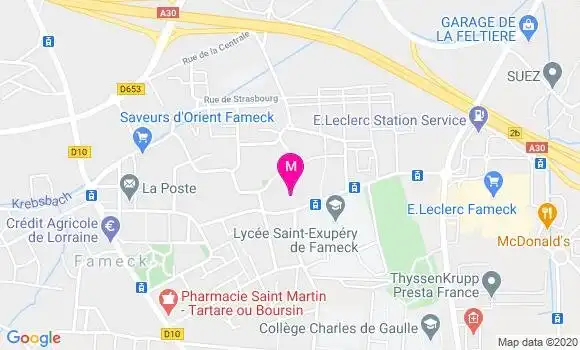 Localisation Dr Yves Wendling