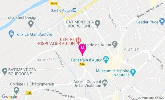 Localisation Dr Jacques Gauchery