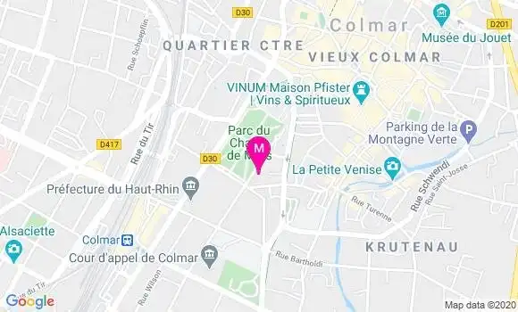 Localisation Dr Claudine Braun