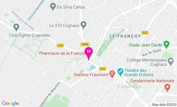 Localisation Dr Jean Karkous