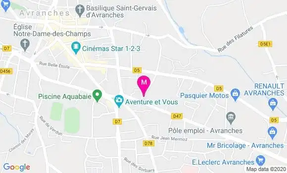 Localisation Dr Christine Legendre