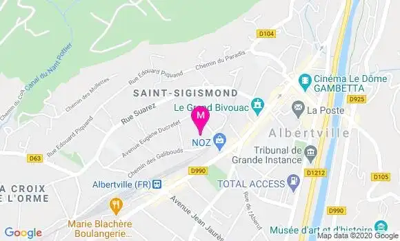 Localisation Dr Jean Luc Gomez