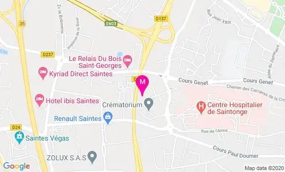 Localisation Dr Jacques Maroune