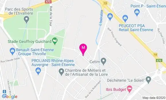 Localisation Dr Nathalie Huss Mathey