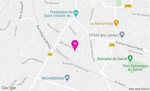 Localisation Dr Vincent Mazzer