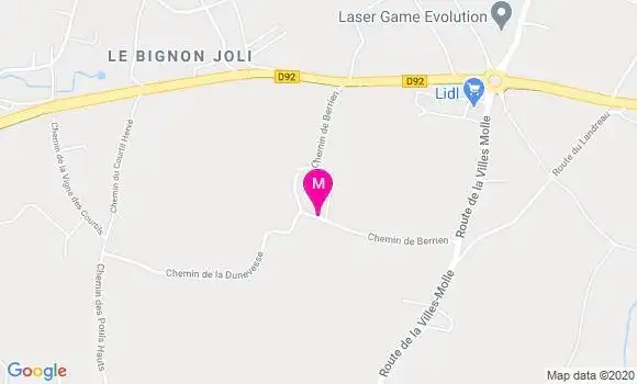 Localisation Dr Yann Le Biavant