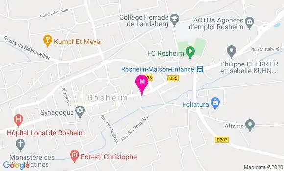 Localisation Dr Emmanuel Gerlinger