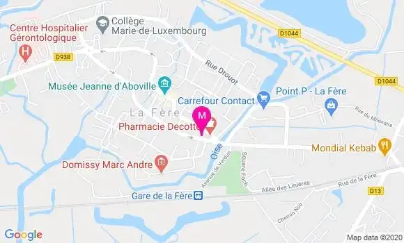 Localisation Dr Jean Christophe Guillet