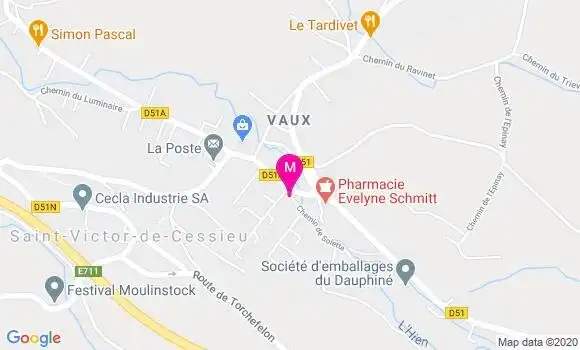 Localisation Dr Jean Yves Billaud