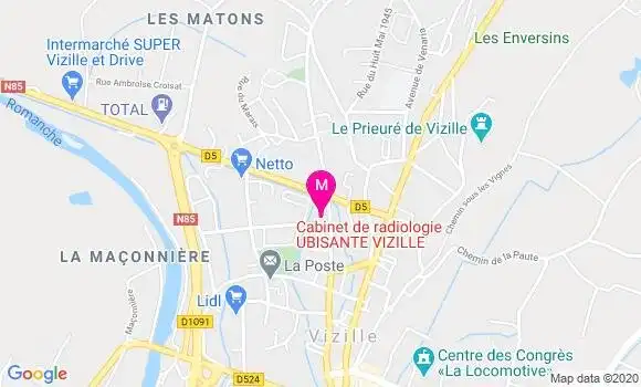 Localisation Dr Alexandre Bonnivard