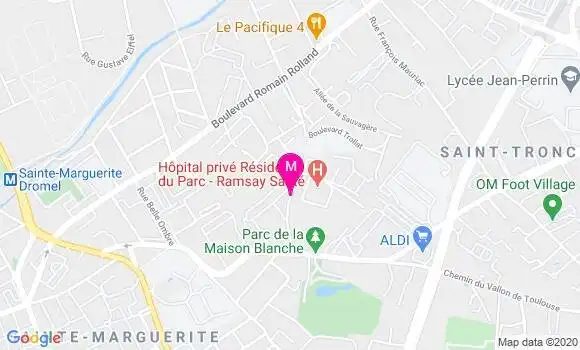 Localisation Dr Paul Stroumza