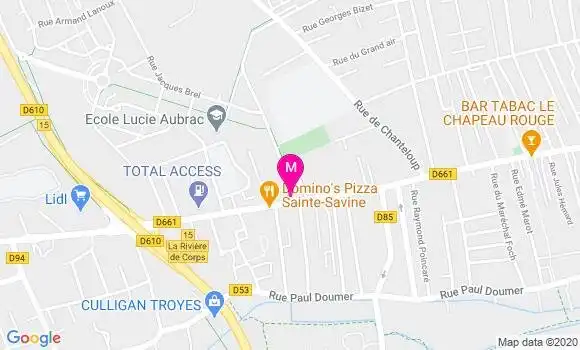 Localisation Dr Didier Moings