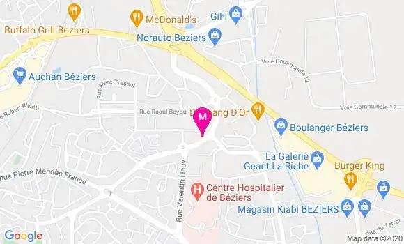 Localisation Dr Martial Levannier