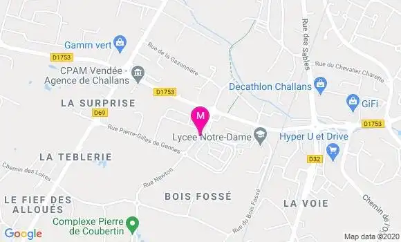 Localisation Dr Christophe Fablet