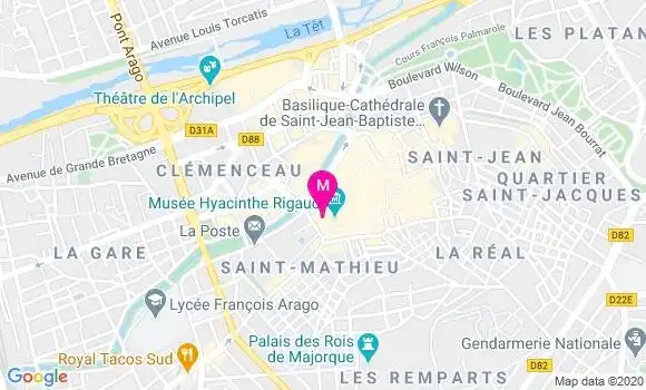 Localisation Dr Daniel Miralles