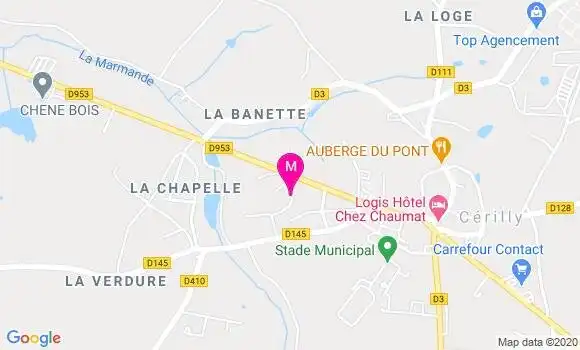 Localisation Dr Jean Christian Desrichard