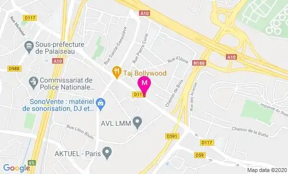 Localisation Dr Jean Claude Lepine
