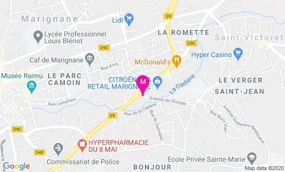Localisation Dr Didier Tournier