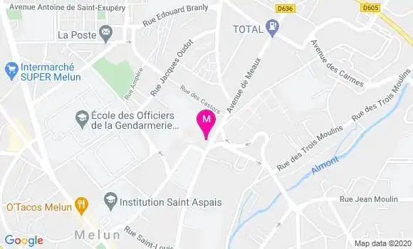 Localisation Dr Olivier Perrin