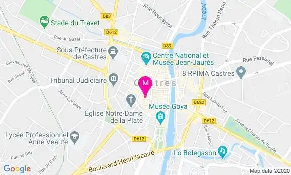Localisation Dr Thierry Guinard