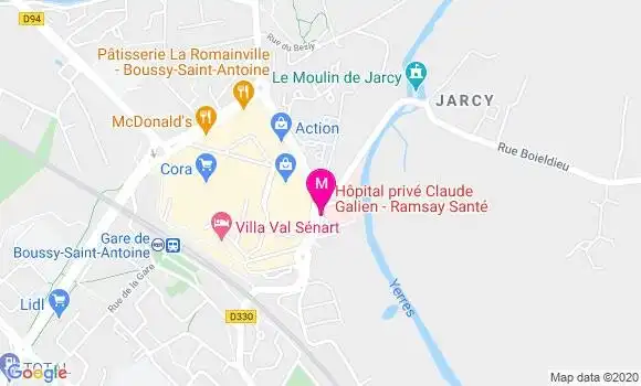 Localisation Dr Guy Rostoker