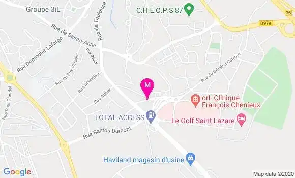 Localisation Dr Gilles Rondier