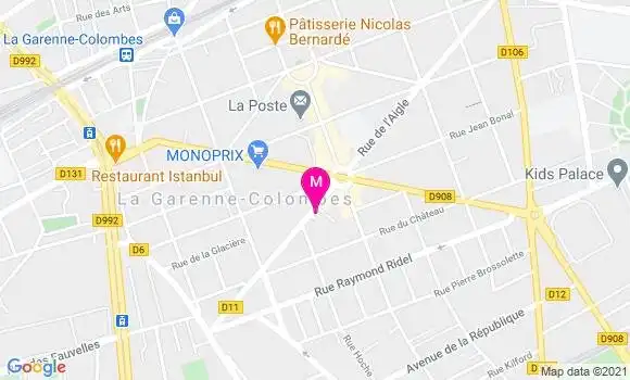Localisation Dr Antoine Rose