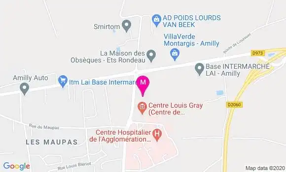 Localisation Dr Eric Madeuf