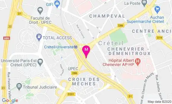 Localisation Dr Philippe Kron