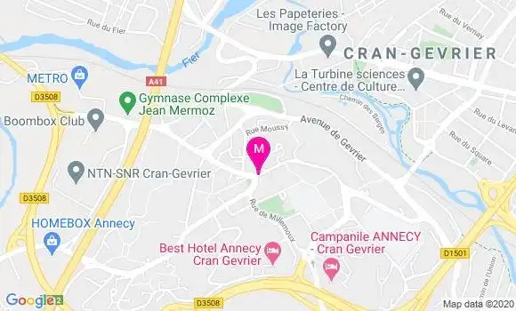Localisation Dr Michel Grosset Janin