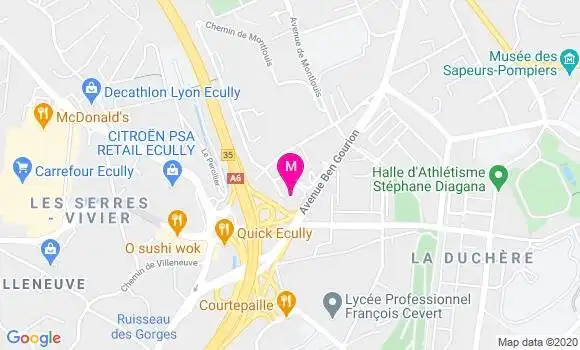 Localisation Dr Thierry Tavernier