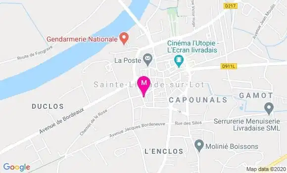 Localisation Dr Thierry Brignol