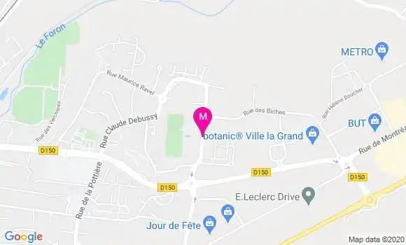 Localisation Dr Philippe Baumont