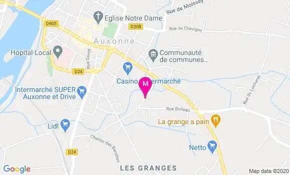 Localisation Dr Denis Jacob