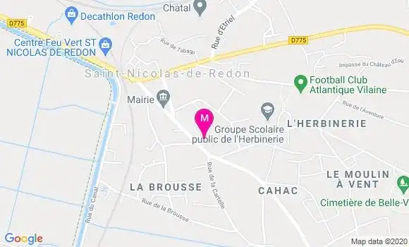 Localisation Dr Frank Becquet